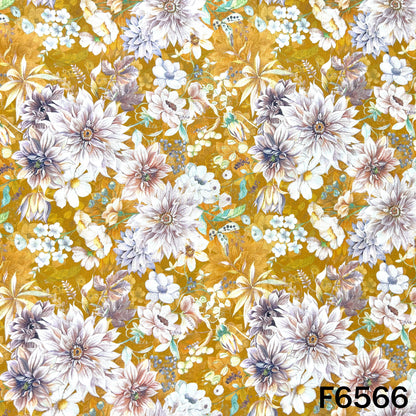 Digital Print Cambric Cotton Fabric - F6566