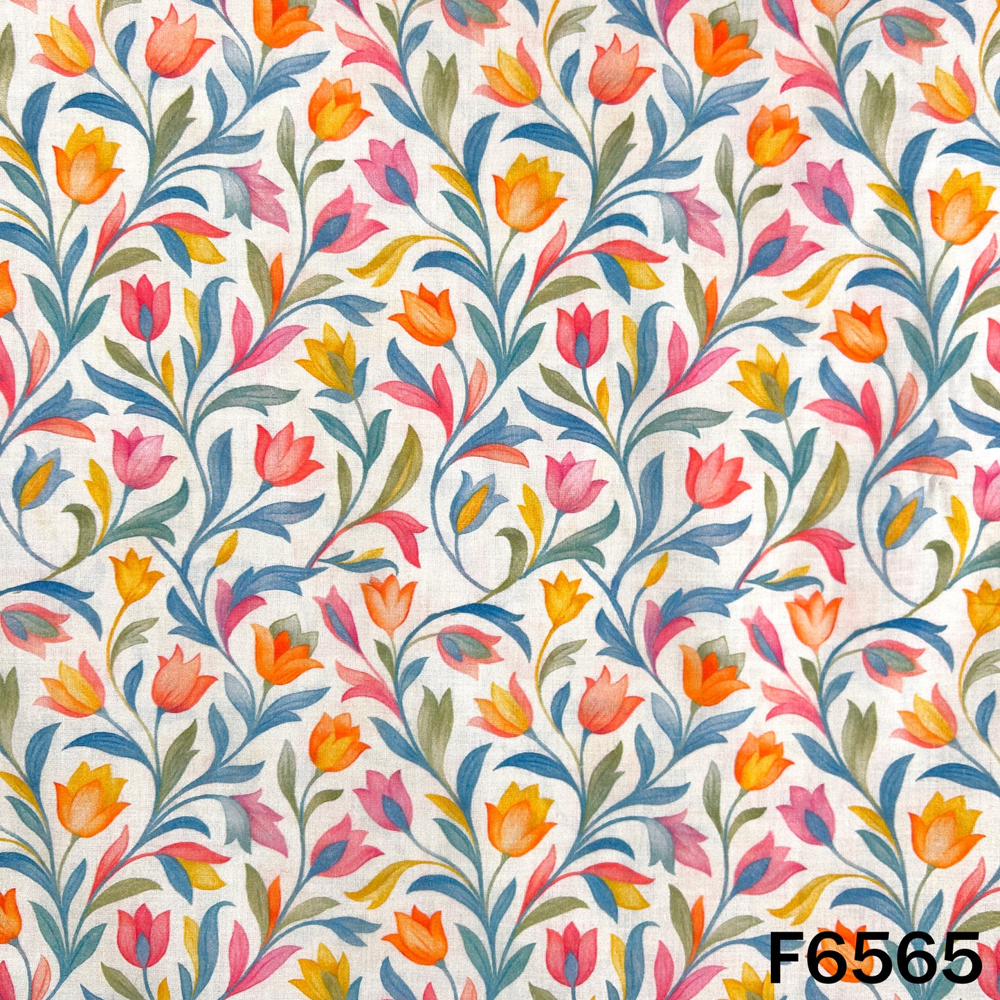 Digital Print Cambric Cotton Fabric - F6565