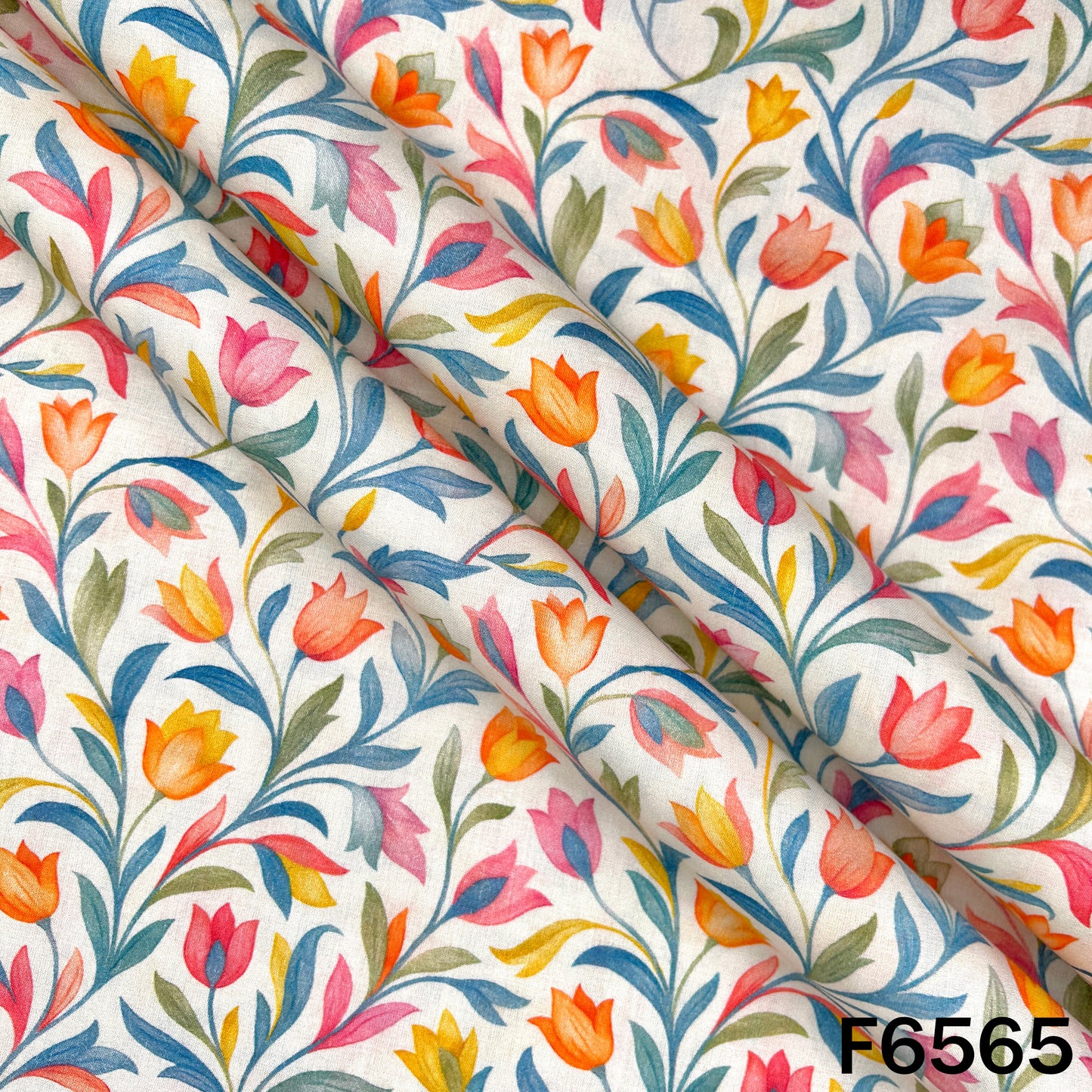Digital Print Cambric Cotton Fabric - F6565