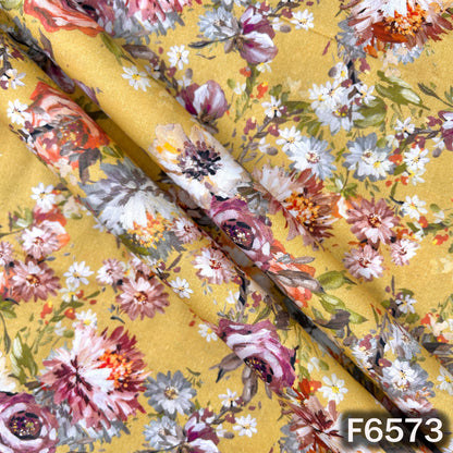 Digital Print Cambric Cotton Fabric - F6573