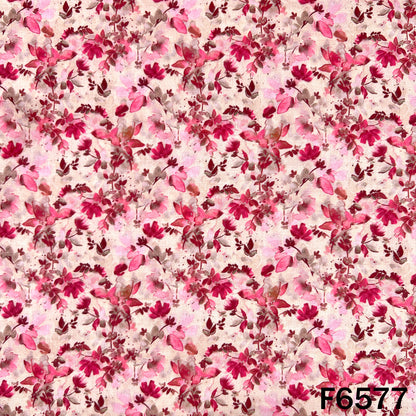 Digital Print Cambric Cotton Fabric - F6577