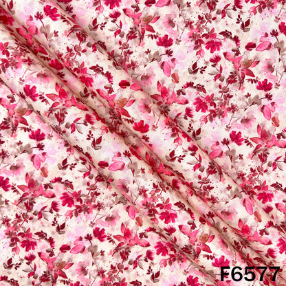 Digital Print Cambric Cotton Fabric - F6577