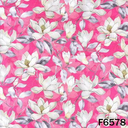 Digital Print Cambric Cotton Fabric - F6578