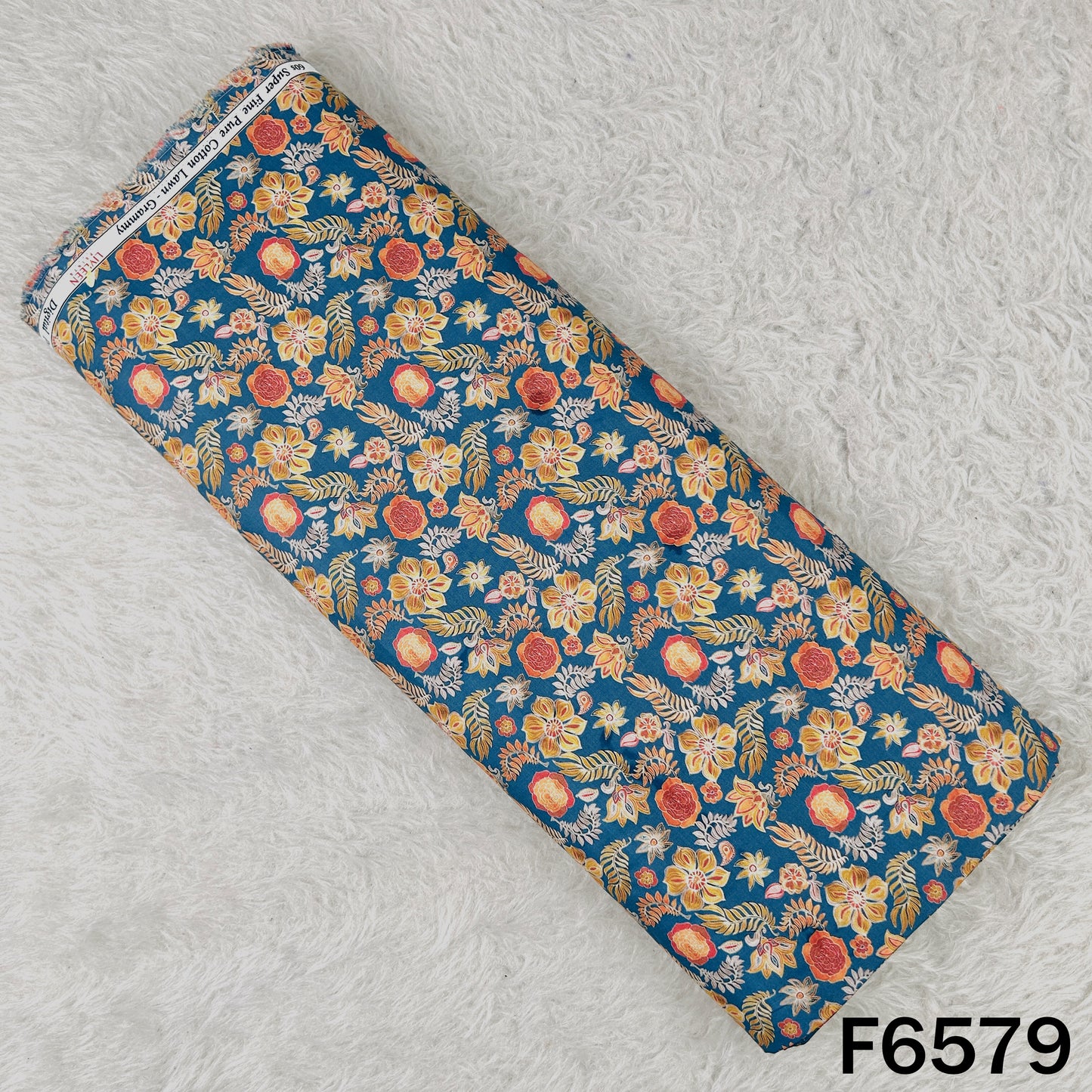 Digital Print Cambric Cotton Fabric - F6579