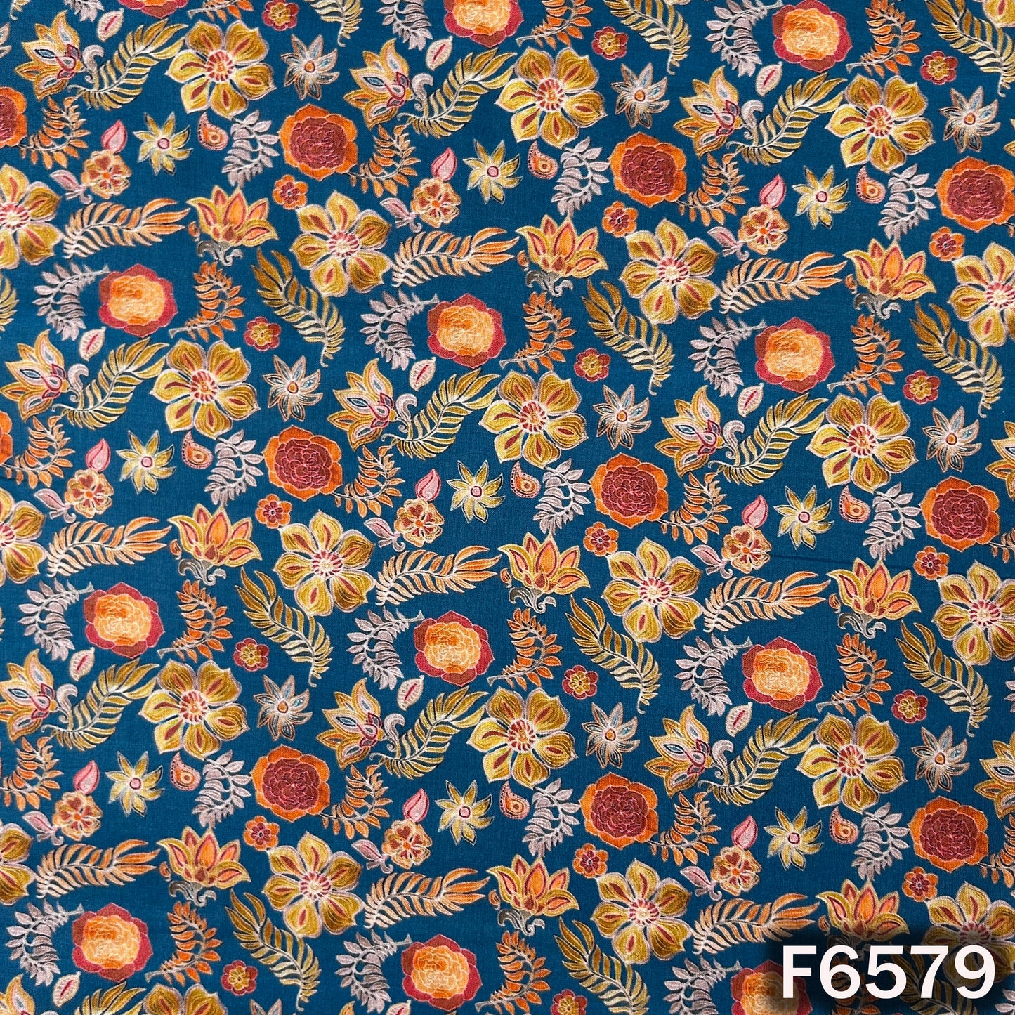 Digital Print Cambric Cotton Fabric - F6579