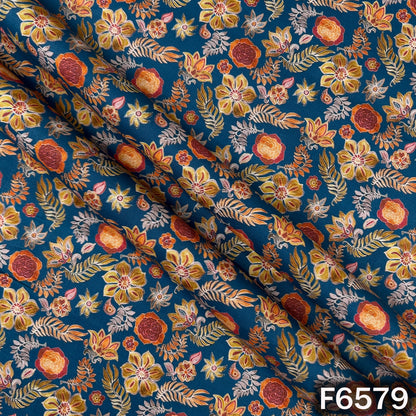 Digital Print Cambric Cotton Fabric - F6579