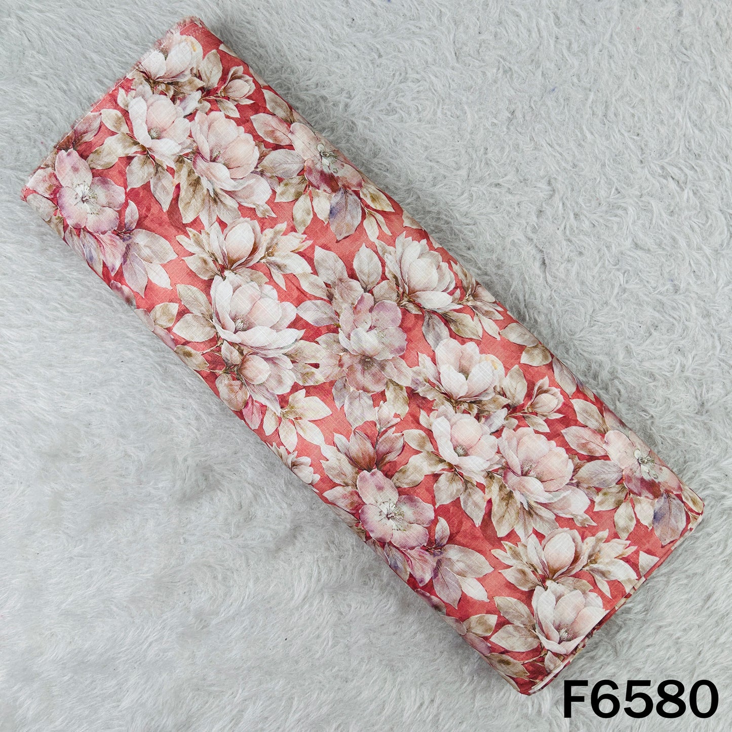Digital Print Slub Cotton Fabric - F6580