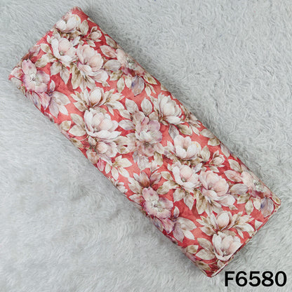Digital Print Slub Cotton Fabric - F6580