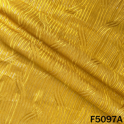 Thread Sequins Embroidered Dola Silk Fabric - F5097