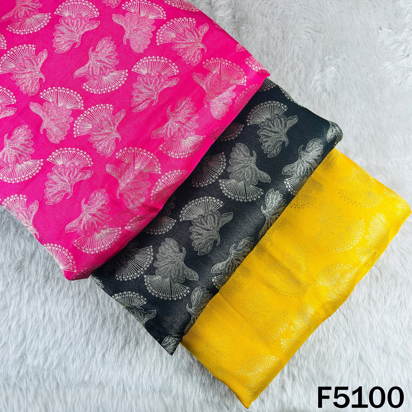 Zari Work Shimmer Tissue Fabric - F5100
