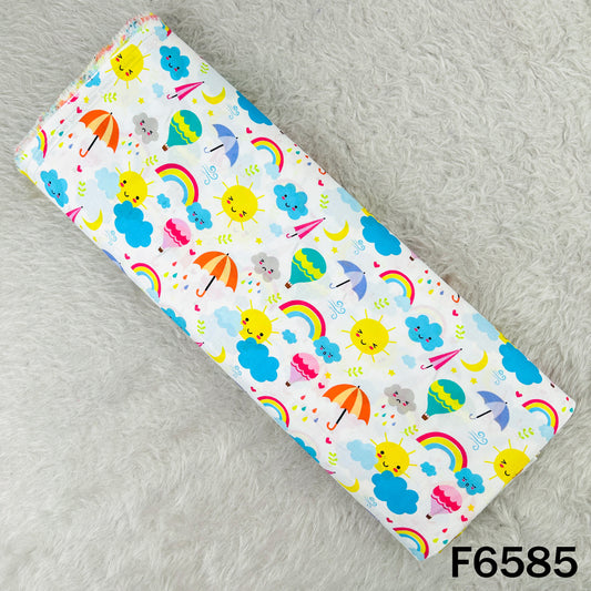 Baby Print Cambric Cotton Fabric - F6585