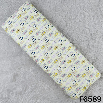 Baby Print Cambric Cotton Fabric - F6589