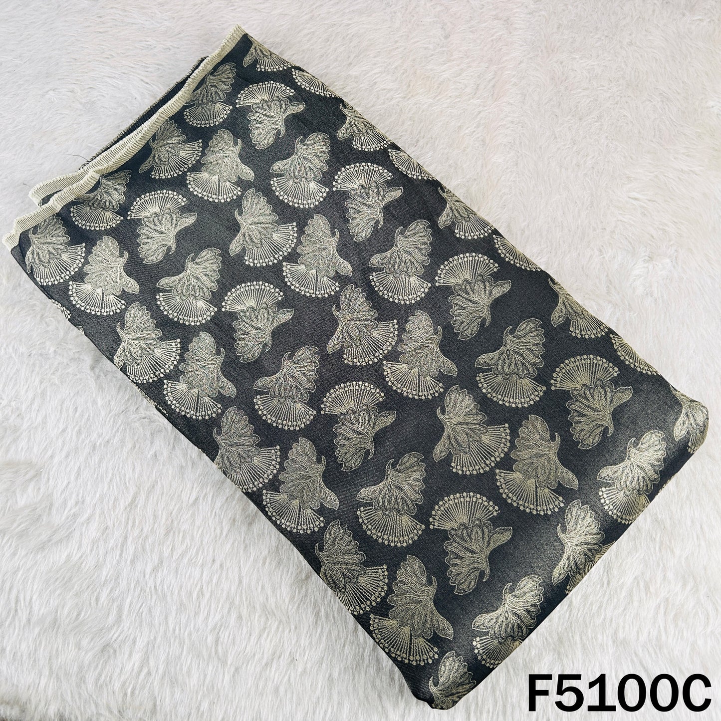 Zari Work Shimmer Tissue Fabric - F5100