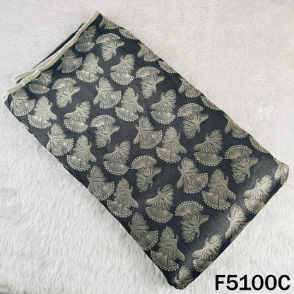 Zari Work Shimmer Tissue Fabric - F5100