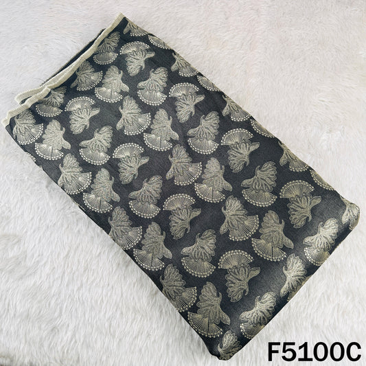 Zari Work Shimmer Tissue Fabric - F5100