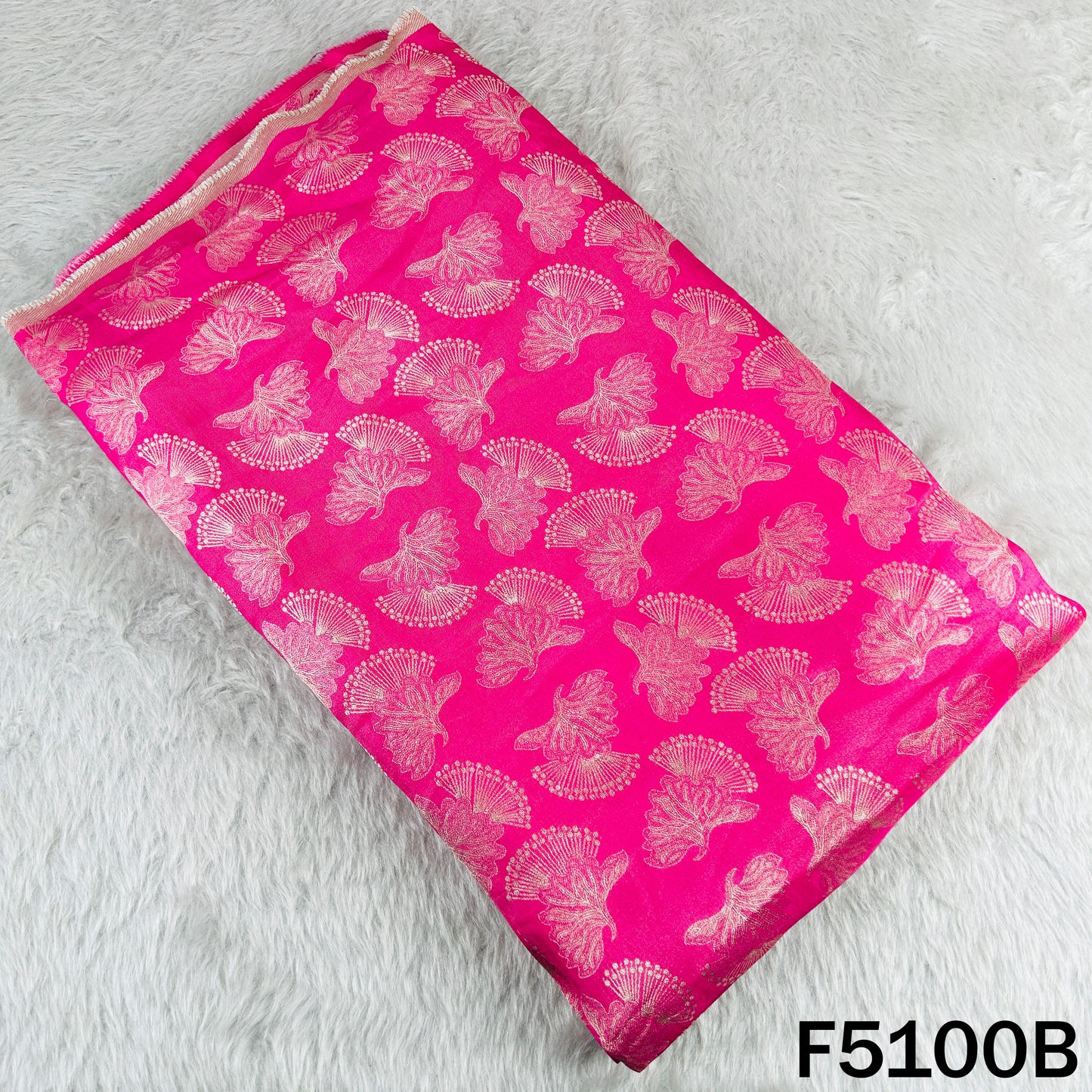 Zari Work Shimmer Tissue Fabric - F5100