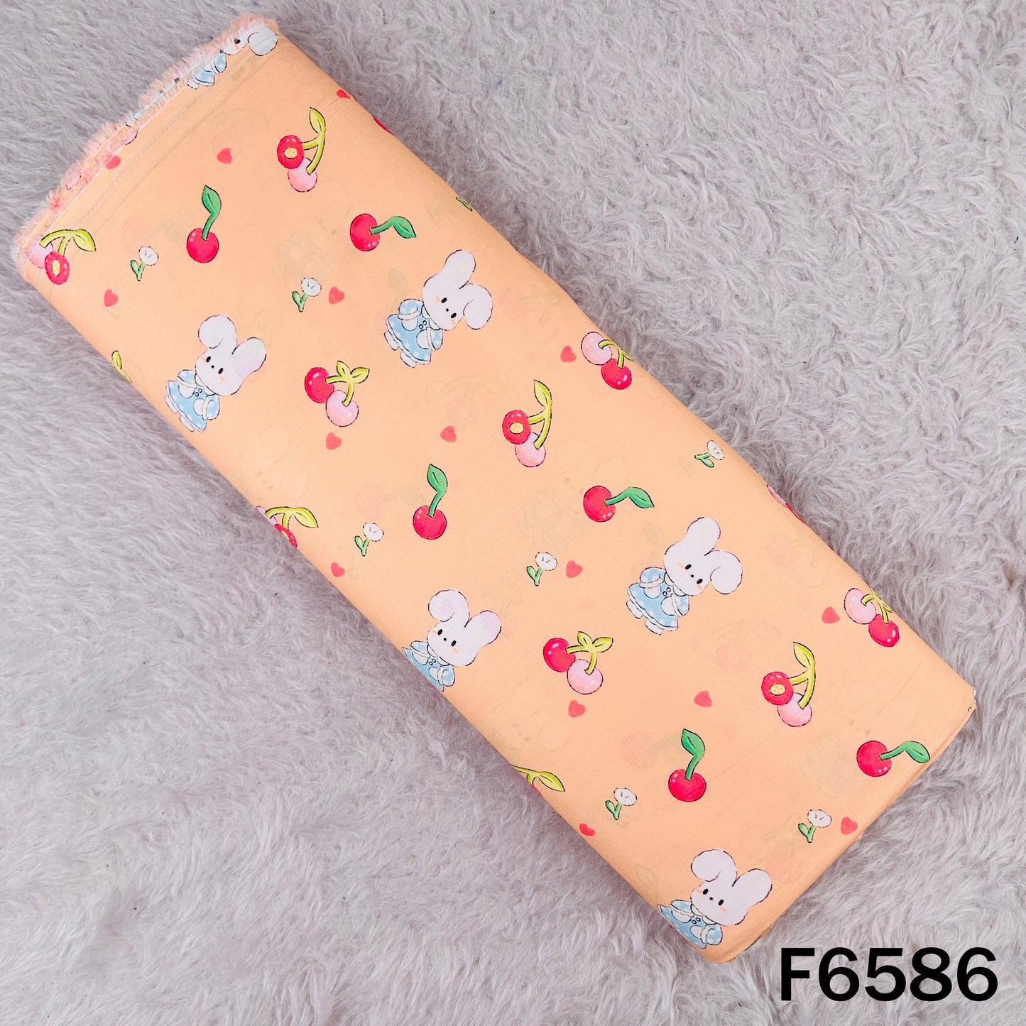 Baby Print Cambric Cotton Fabric - F6586