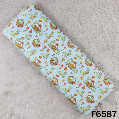 Baby Print Cambric Cotton Fabric - F6587