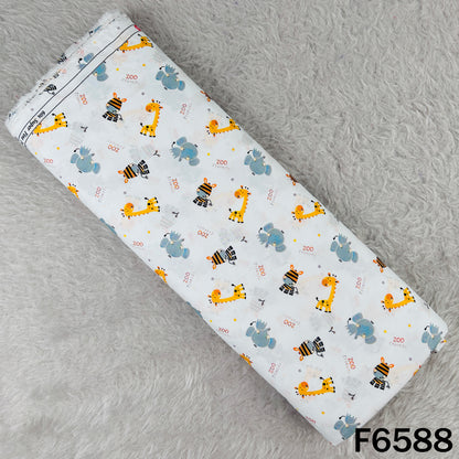 Baby Print Cambric Cotton Fabric - F6588