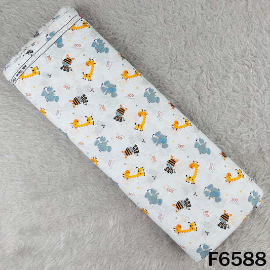 Baby Print Cambric Cotton Fabric - F6588