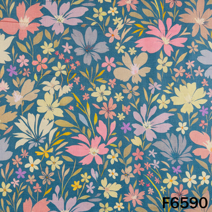 Digital Print Cambric Cotton Fabric - F6590