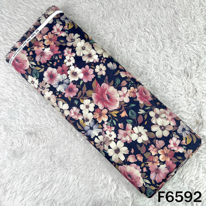 Digital Print Cambric Cotton Fabric - F6592