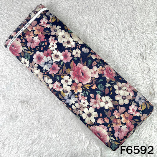 Digital Print Cambric Cotton Fabric - F6592