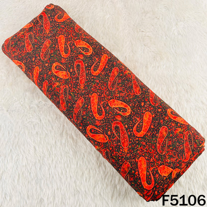 Digital Print Crepe Fabric - F5106