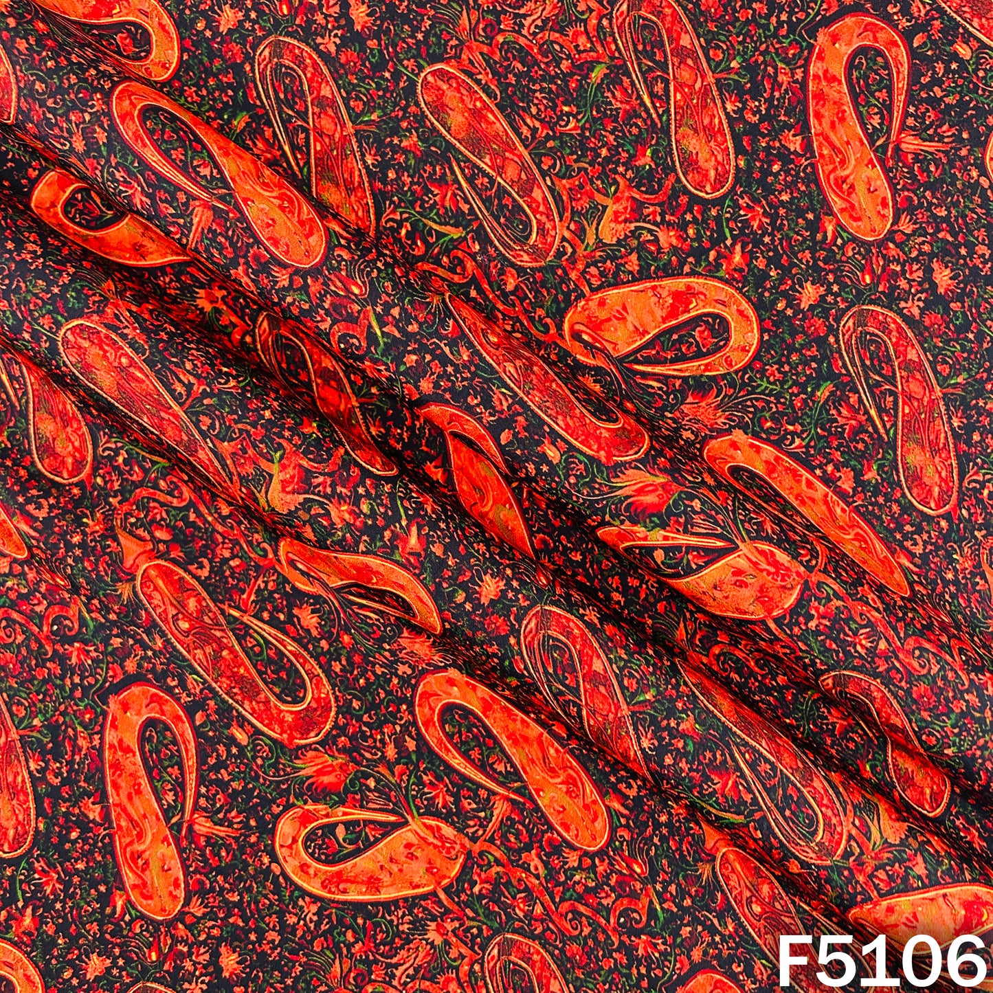 Digital Print Crepe Fabric - F5106