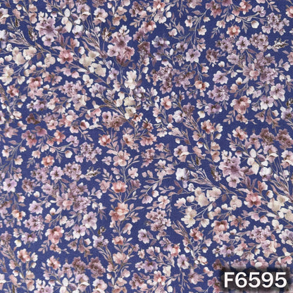Digital Print Cambric Cotton Fabric - F6595