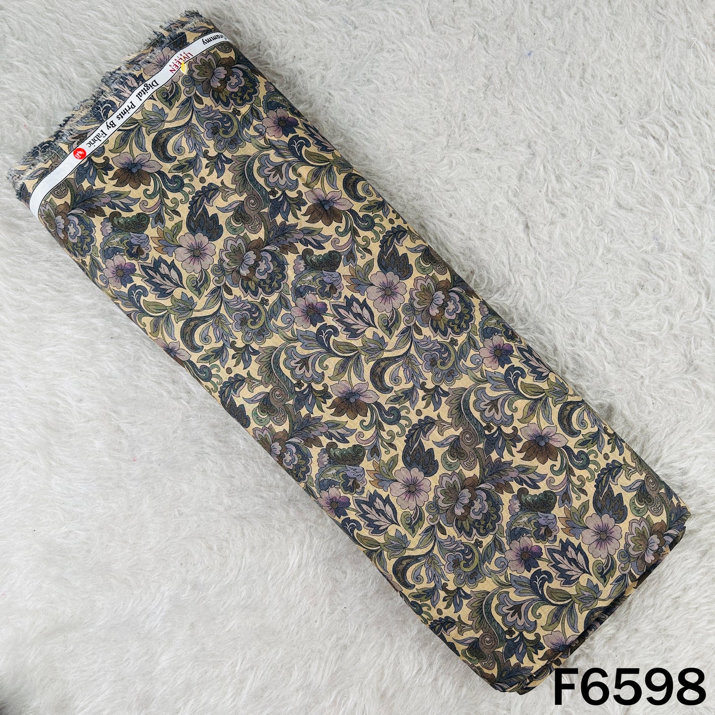Digital Print Cambric Cotton Fabric - F6598