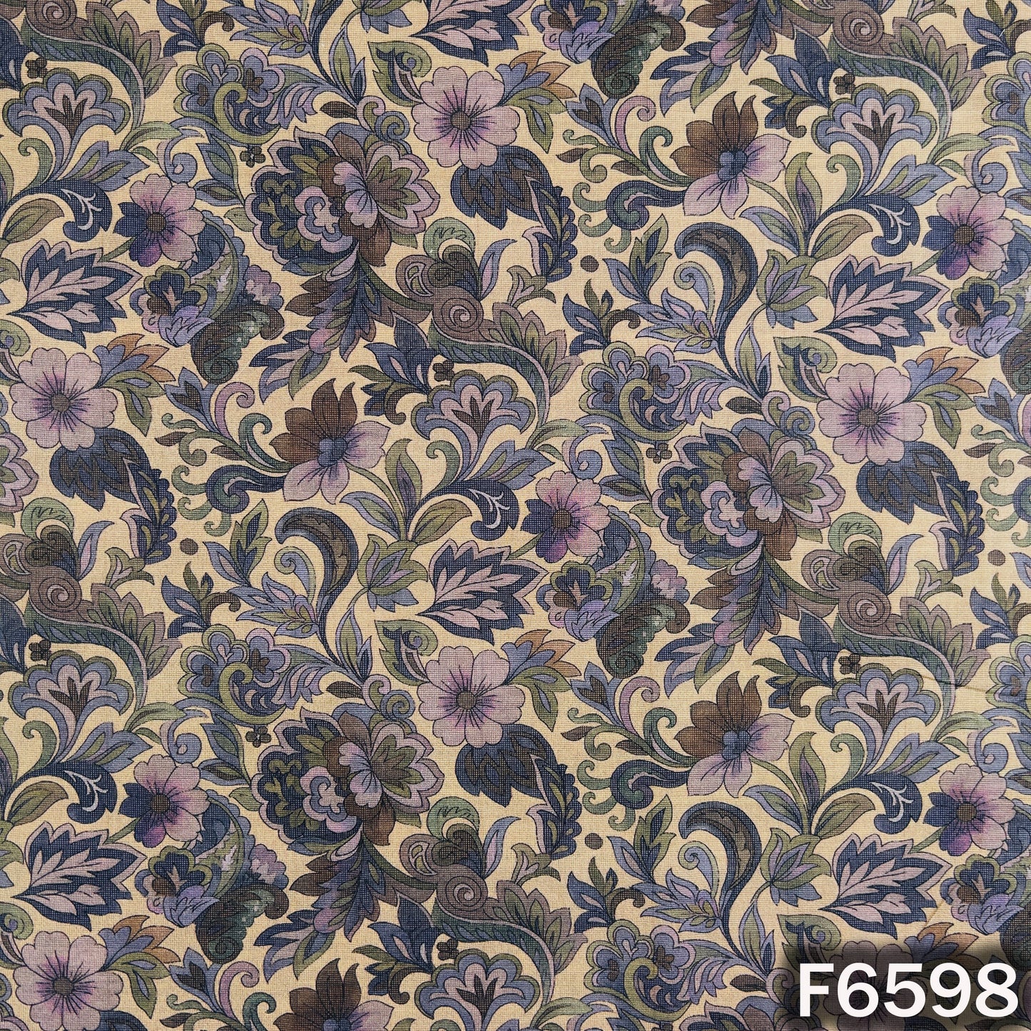 Digital Print Cambric Cotton Fabric - F6598