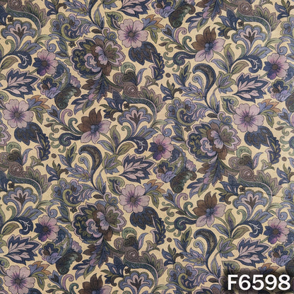 Digital Print Cambric Cotton Fabric - F6598