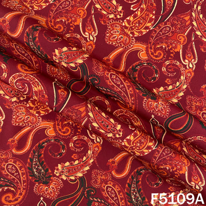 Digital Print Crepe Fabric - F5109
