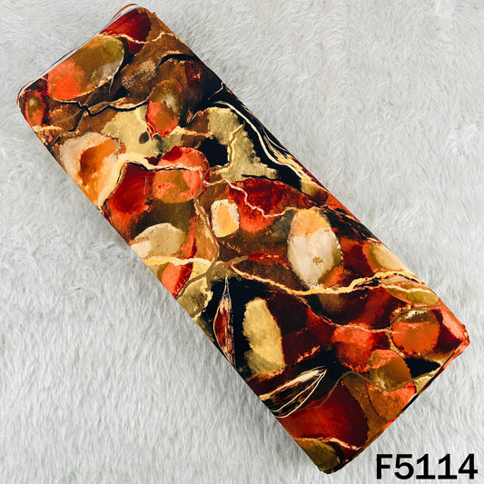 Digital Print Crepe Fabric - F5114