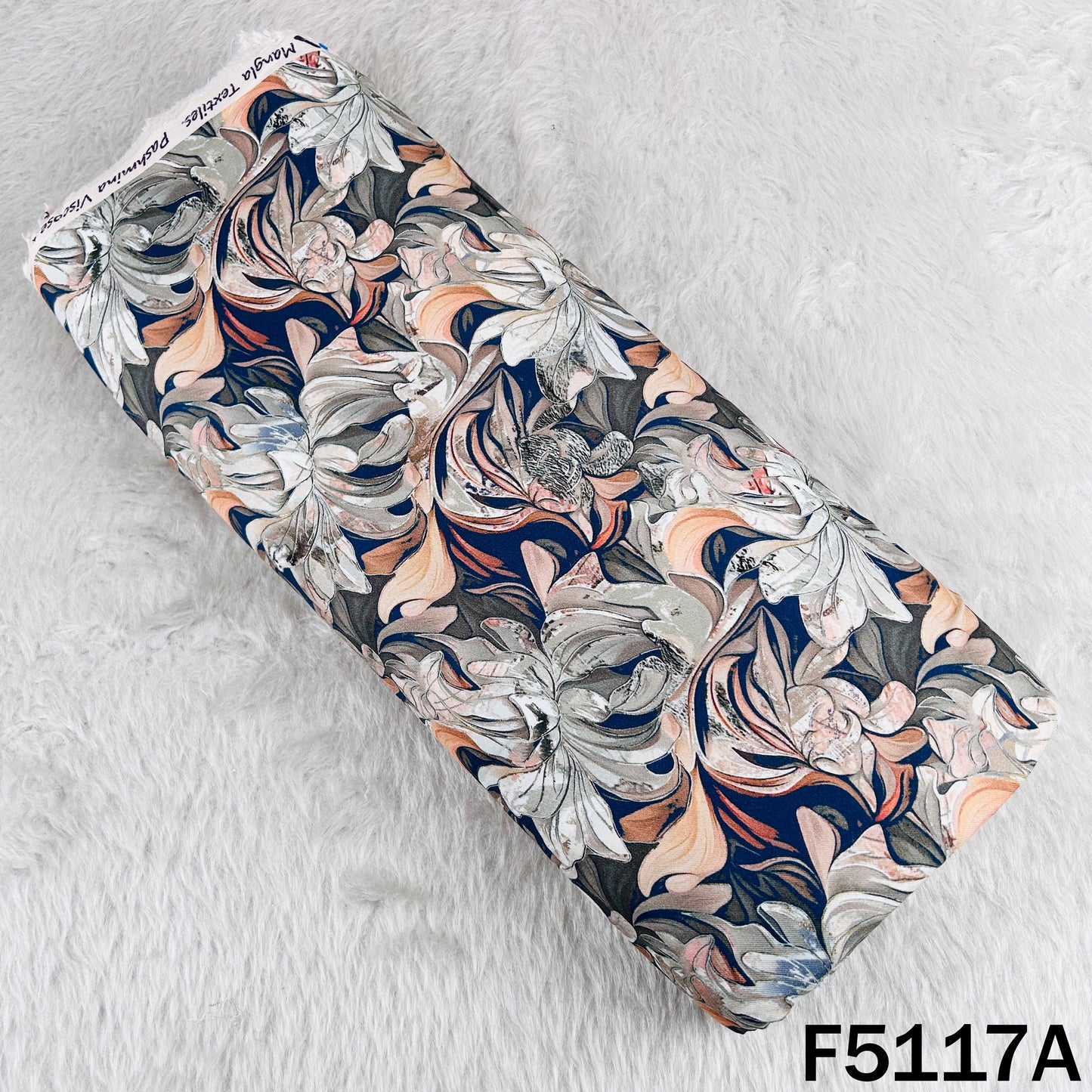 Digital Print Pashmina Fabric - F5117
