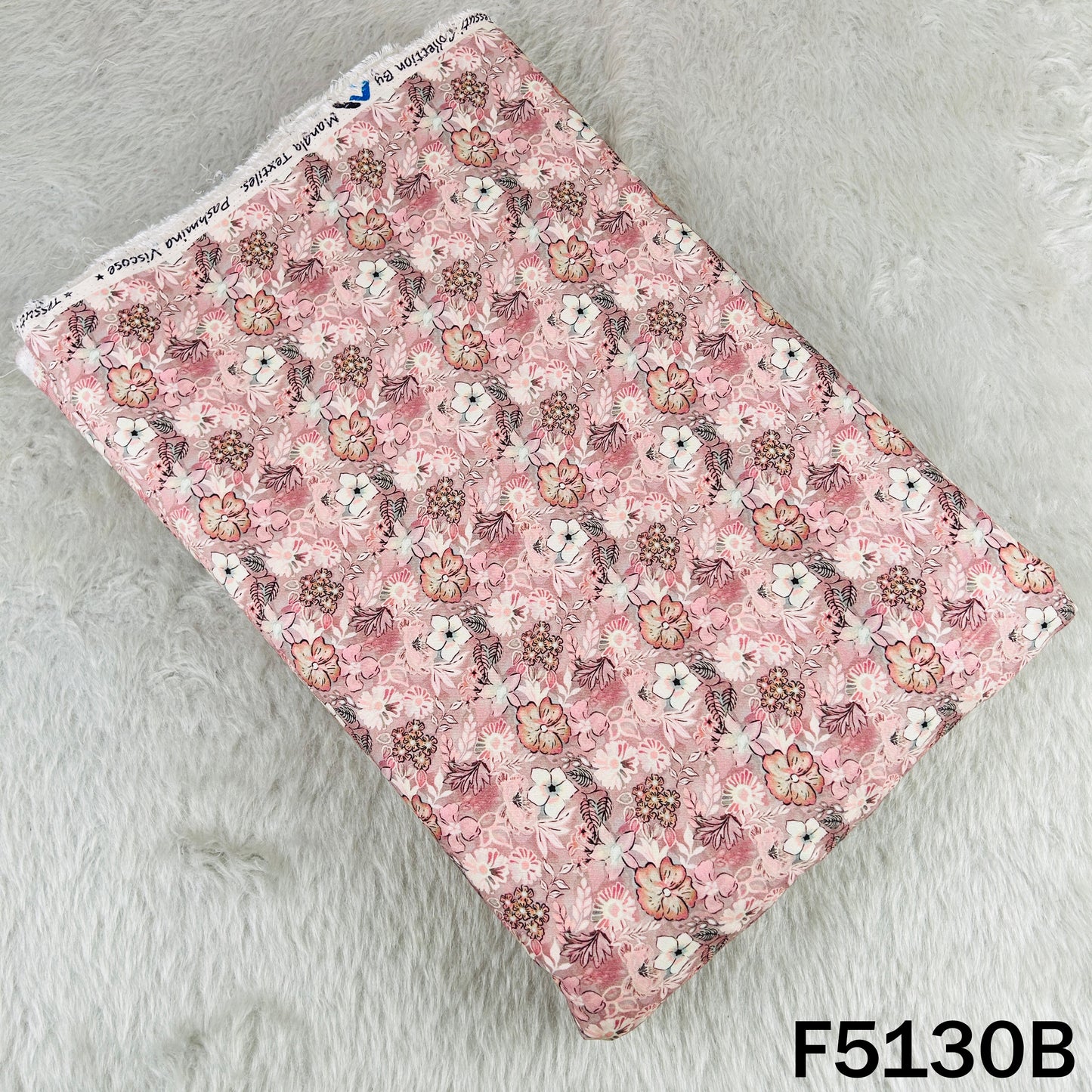 Digital Print Pashmina Fabric - F5130