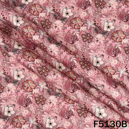 Digital Print Pashmina Fabric - F5130