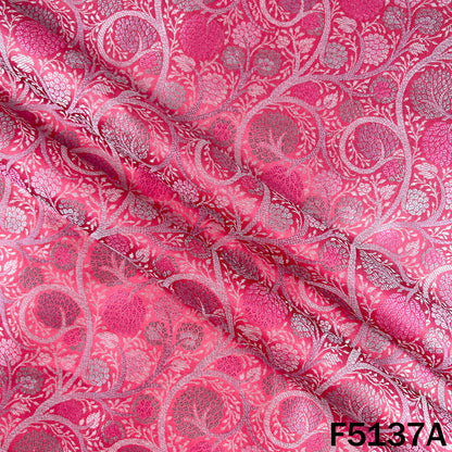 Self Jacquard Brocade Silk Fabric - F5137