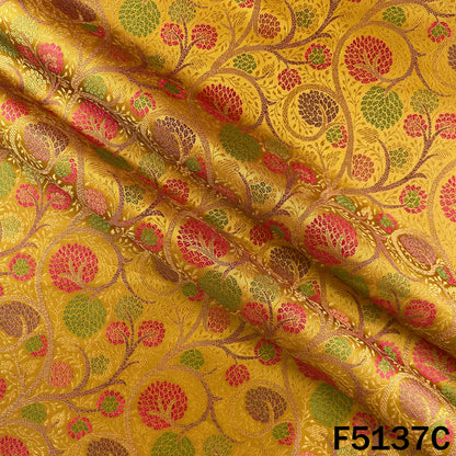 Self Jacquard Brocade Silk Fabric - F5137