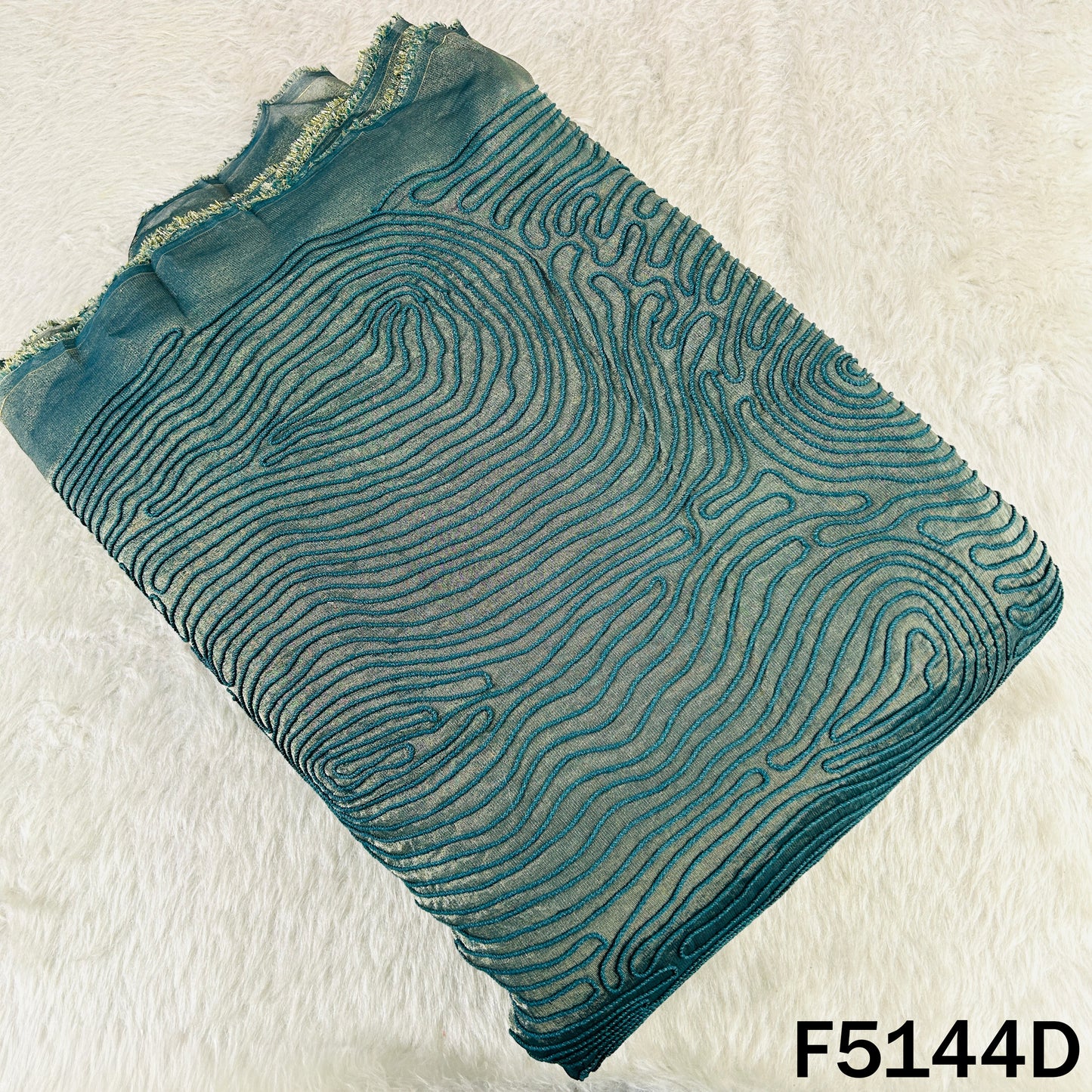 Thread Work Doria Shimmer Tissue Fabric-F5144