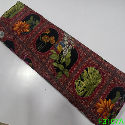 Printed crepe Fabric-F3107