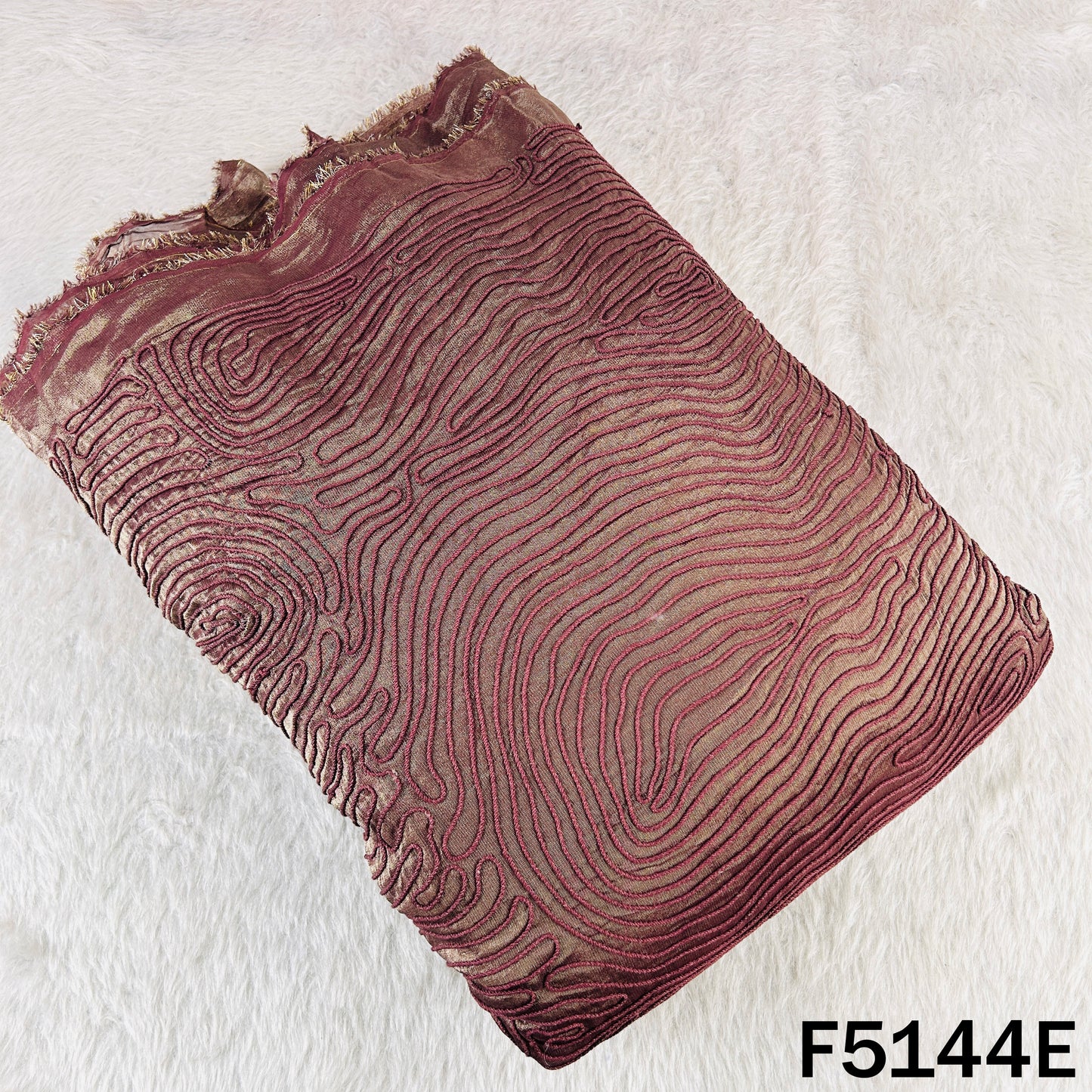 Thread Work Doria Shimmer Tissue Fabric-F5144