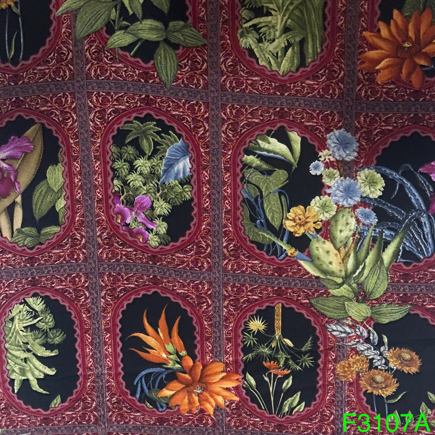 Printed crepe Fabric-F3107