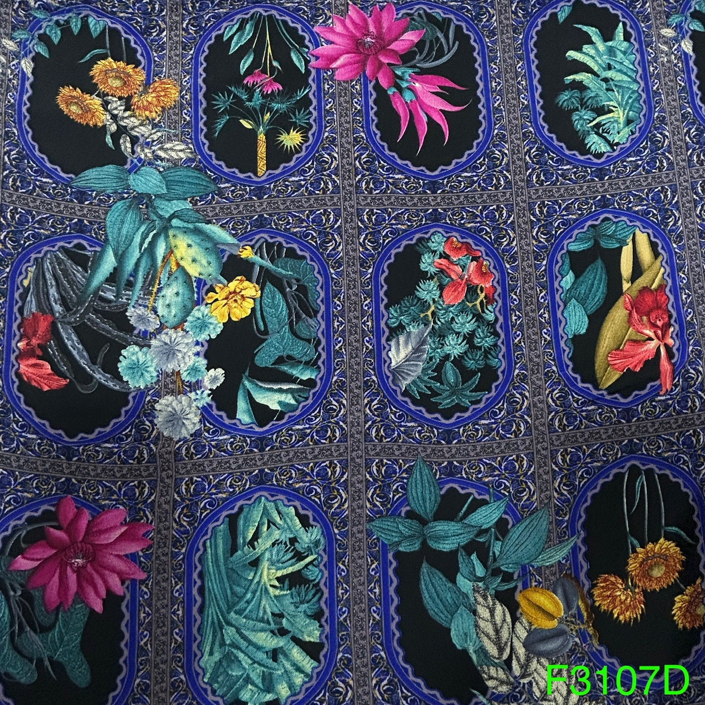Printed crepe Fabric-F3107