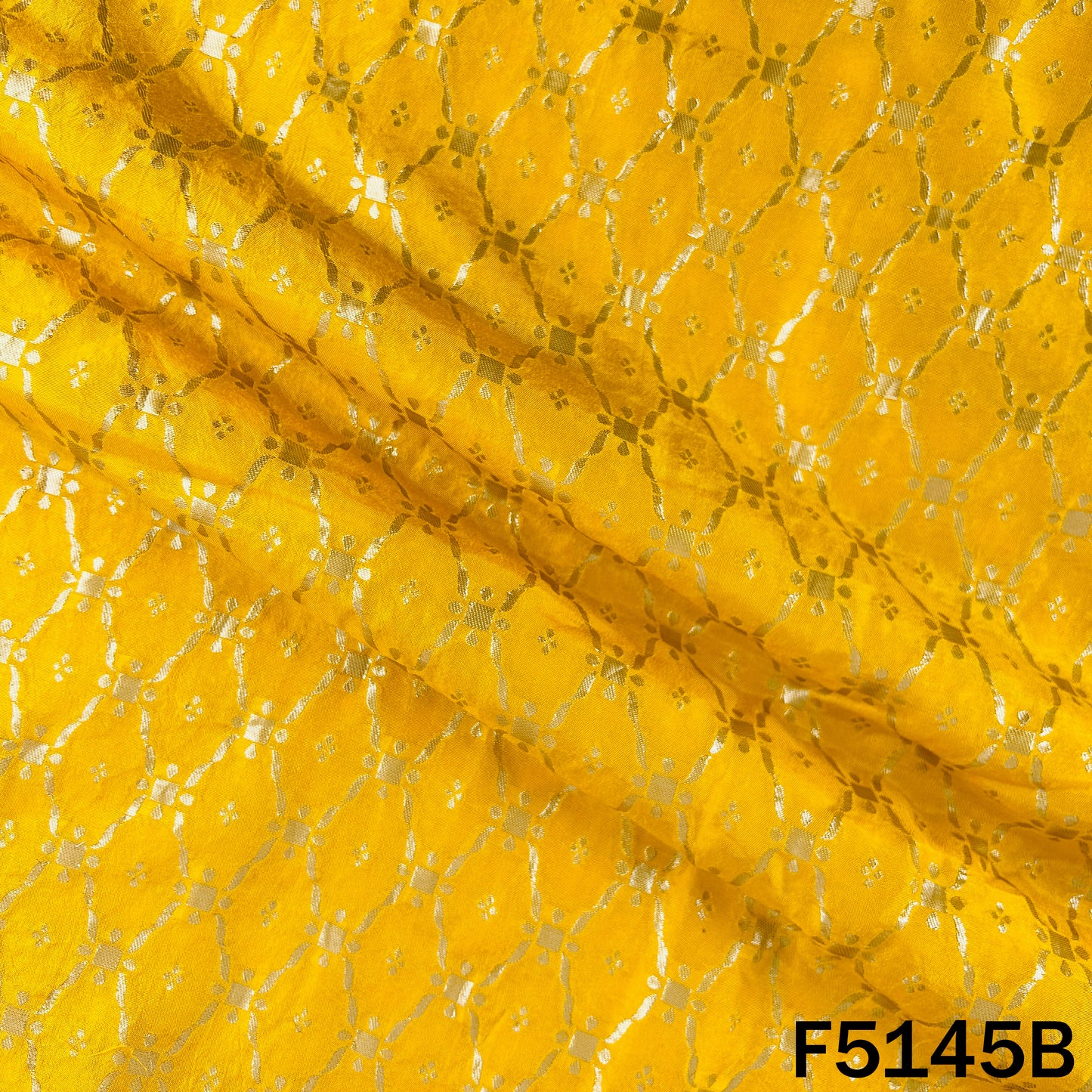 Zari Work Banarasi Gerogette Fabric -F5145