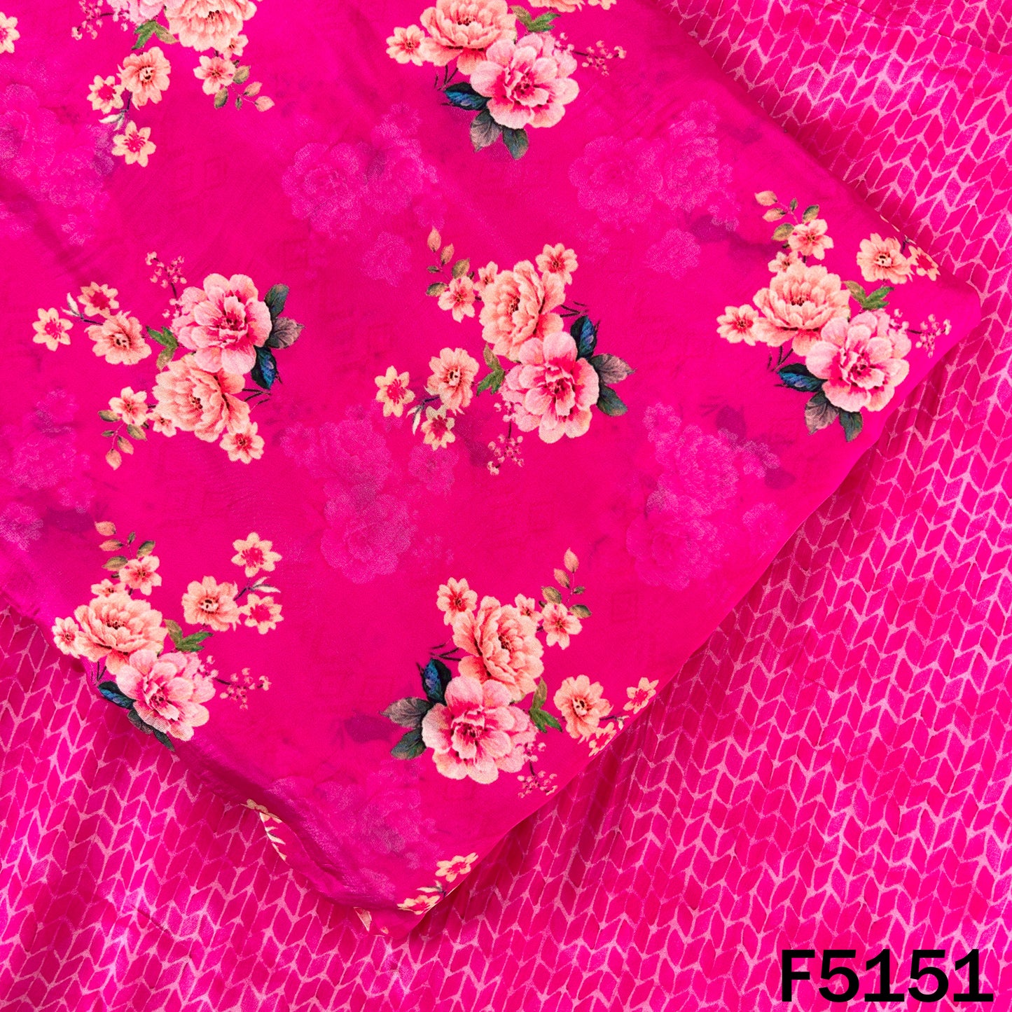 Digital Print Viscose Crepe Fabric-F5151