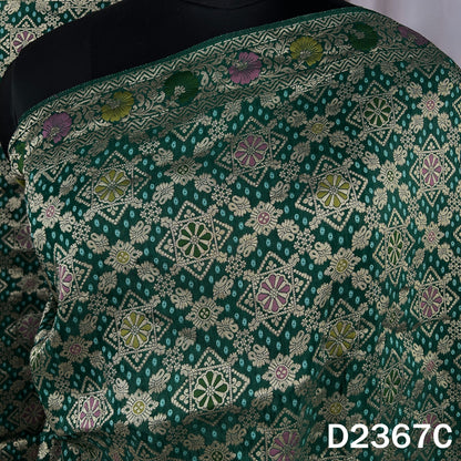 Zari Work Bandhani Dola Silk Dupatta - D2367
