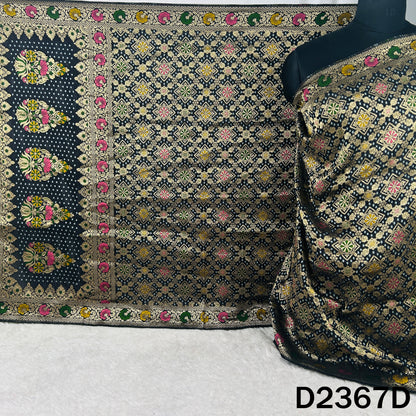 Zari Work Bandhani Dola Silk Dupatta - D2367