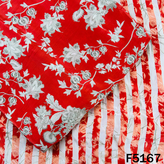 Digital Print Viscose Crepe Fabric F-5167
